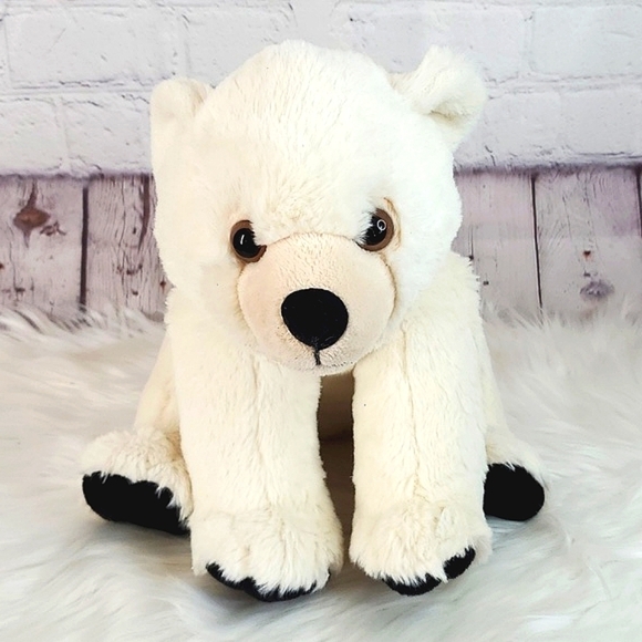 Wild Republic Zoo Realistic Polar Bear Winter Plush Stuffed Animal Toy 14" - Picture 7 of 17
